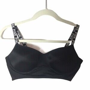 PINK Victoria’s Secret Black Bralette Size L